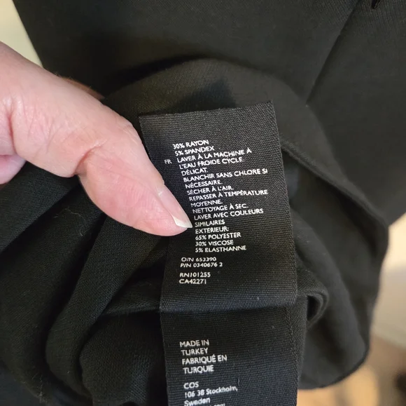 COS Black Maxi Dress - Picture 8 of 13